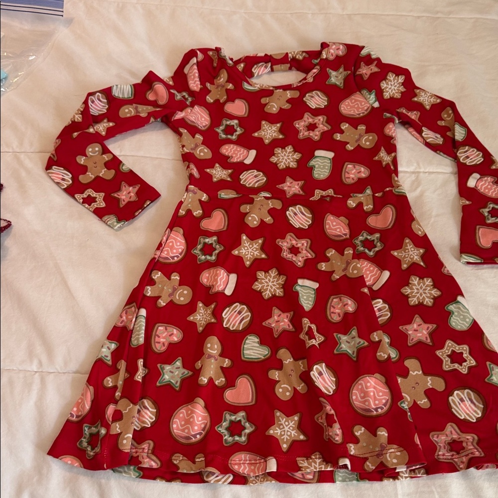 btween Red and Pink Holiday Dress